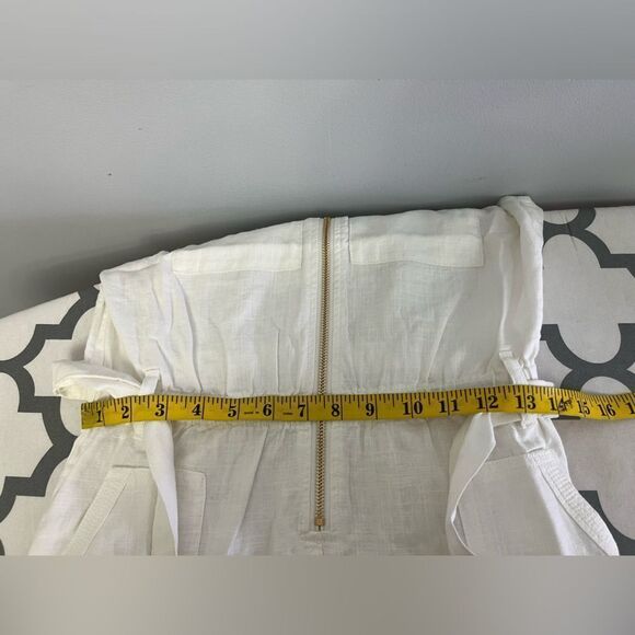 J.Crew Zip-front linen-blend dress NWT Size 0 - Picture 5 of 11